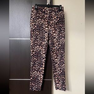 NWT Nannette Lepore Leopard Pants